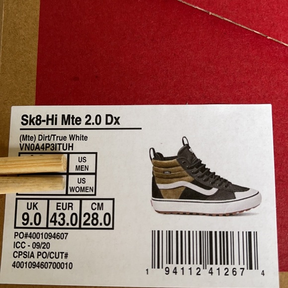 Vans Sk8-Hi Mte 2.0 Dx Dirt/True White WMNS - Picture 16 of 16